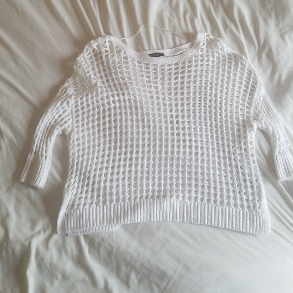 Express crop sweater xs